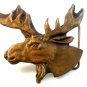 Vintage  Moose Head Belt Buckle marked A-144