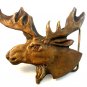 Vintage Moose Head Belt Buckle marked A-144