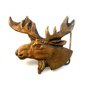 Vintage Moose Head Belt Buckle marked A-144