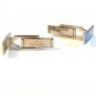 Vintage Silver Tone & Blue SBL Cufflinks