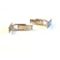 Vintage Silver Tone & Blue SBL Cufflinks
