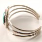 Vintage Native American Sterling Silver & Turquoise Bracelet