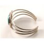 Vintage Native American Sterling Silver & Turquoise Bracelet