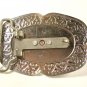 1950's Western Silvertone & Copper Wagon Horses Belt Buckle Unbranded 71415