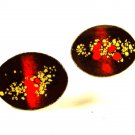 Vintage Abstract Splash of Colors Cufflinks Unbranded 71915