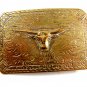 Vintage  Cowboy Western Longhorn Belt Buckle