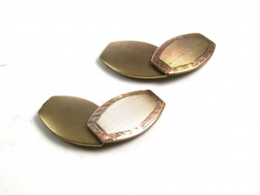 Edwardian / Deco Goldtone Cufflinks by S&S 22514