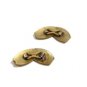 Edwardian / Deco Goldtone Cufflinks by S&S 22514