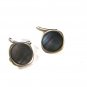 Great Looking Art Deco Silvertone & Abalone Cufflinks by STAG 72315