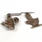 Sterling Silver Tea & Tea Cup or Coffee Pot & Coffee Cup Pieced Earrings