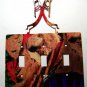 2 Kokopelli Flute Players Triple Switch Cover Plate by Steel Images USA 022315E