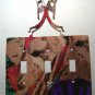 2 Kokopelli Flute Players Triple Switch Cover Plate by Steel Images USA 022315E