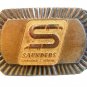 Vintage Saunders Leasing System Belt Buckle