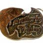 1978 I'd Rather Be Fishing Belt Buckle Made in U.S.A.