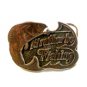 1978 I'd Rather Be Fishing Belt Buckle Made in U.S.A.