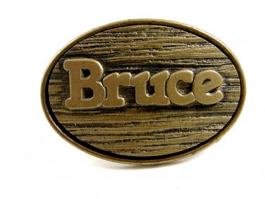 Vintage Made in USA Bruce Belt Buckle by Oden 10242013