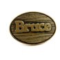 Vintage Made in USA Bruce Belt Buckle by Oden 10242013