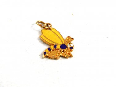 1960's Butterfly Enameled Charm 61814