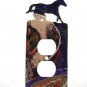 Mama & Colt Baby Horse Running Double Outlet Cover Plate by LaZart 6915
