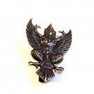 Vintage Siam Sterling Silver Niello Garuda God Brooch