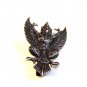 Vintage Siam Sterling Silver Niello Garuda God Brooch