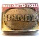 Vintage RANDY Belt Buckle Made in U.S.A. by Spec Cast In The Box
