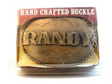Vintage RANDY Belt Buckle Made in U.S.A. by Spec Cast In The Box