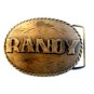 Vintage RANDY Belt Buckle Made in U.S.A. by Spec Cast In The Box