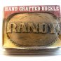 Vintage RANDY Belt Buckle Made in U.S.A. by Spec Cast In The Box