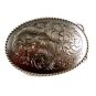 Cowboys Western Silvertone Fancy Belt Buckle No. 2 5214