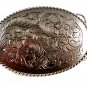 Cowboys Western Silvertone Fancy Belt Buckle No. 2 5214