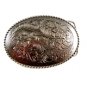 Cowboys Western Silvertone Fancy Belt Buckle No. 2 5214