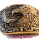 1983 High Mesa Endangered Species American Bald Eagle Belt Buckle