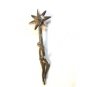 Vintage Art Deco Nude Female Holding Star Brooch