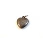 Vintage Victorian Mary /  Lou Sterling Silver Puffy Heart Charm