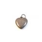 Vintage Victorian Mary /  Lou Sterling Silver Puffy Heart Charm