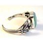 Southwest Sterling Silver & Malachite Cuff Bracelet
