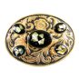 Fancy Western Black with Abalone Belt Buckle 61914