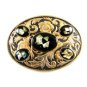 Fancy Western Black with Abalone Belt Buckle 61914