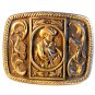 Vintage Western Cowboy & His Horse Belt Buckle