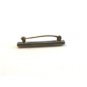 Vintage Victorian Sterling Silver & Paste Stone Bar Pin / Brooch