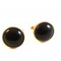Vintage Gold Tone & Red Cufflinks