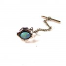 Silvertone & Faux Opal Tie Tac Unbranded 71715