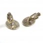 True Vintage Mexican Old Eagle Mark Sterling Silver Cufflinks By MMS 103114