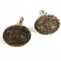 True Vintage Mexican Old Eagle Mark Sterling Silver Cufflinks By MMS 103114