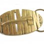 1970's - 1980's Firemans Ax Axe Solid Brass Belt Buckle 81914