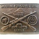 Vintage NRA Whittington Center Hawkins Plains Shooting for our Future Belt Buckl