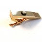 Vintage Gold Tone & Pearl Tie Clasp