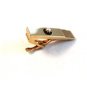 Vintage Gold Tone & Pearl Tie Clasp