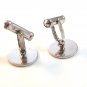 Vintage BAB Sterling Silver Monogrammable Cufflinks 12252013dk